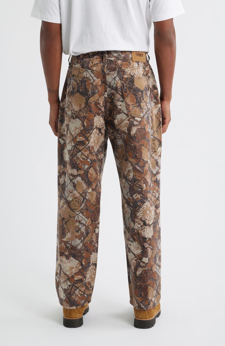 Obey Classic Baggy Jeans, Alternate, color, Fence Camo Multi
