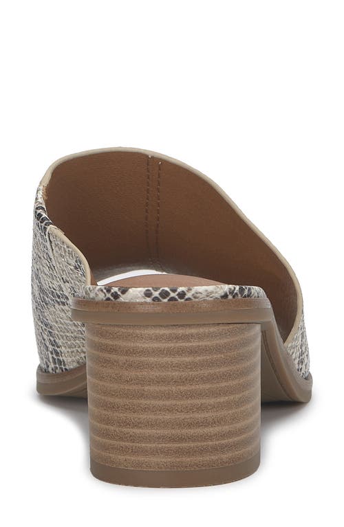 Lucky Brand Lerkie Block Heel Sandal In Natural Multi Cleo Snake