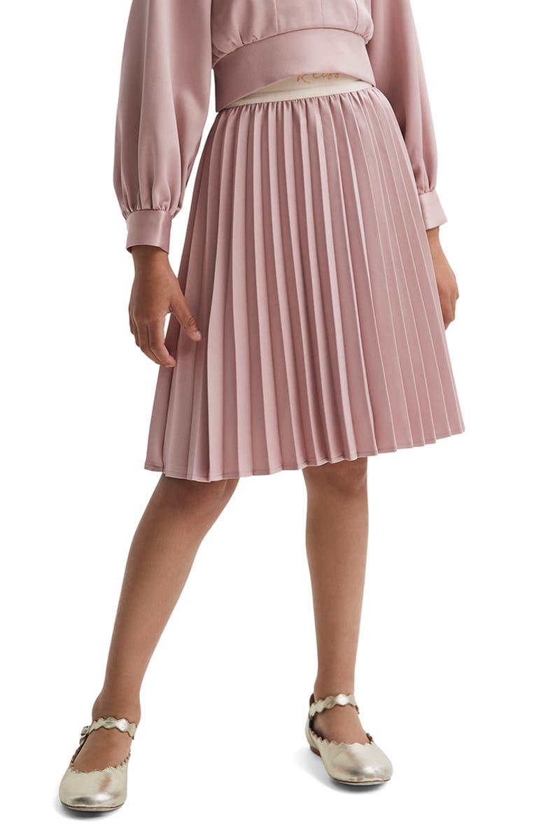 Reiss Kids' Ezra Jr. Pleated Skirt, Alternate, color, 
