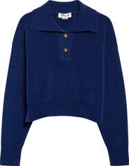 Victoria Beckham Chenille Polo Sweater