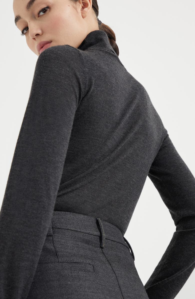 Brunello Cucinelli Sartorial Column skirt, Alternate, color, 