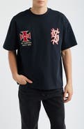 Ksubi League Ekcess Oversize Graphic T-Shirt