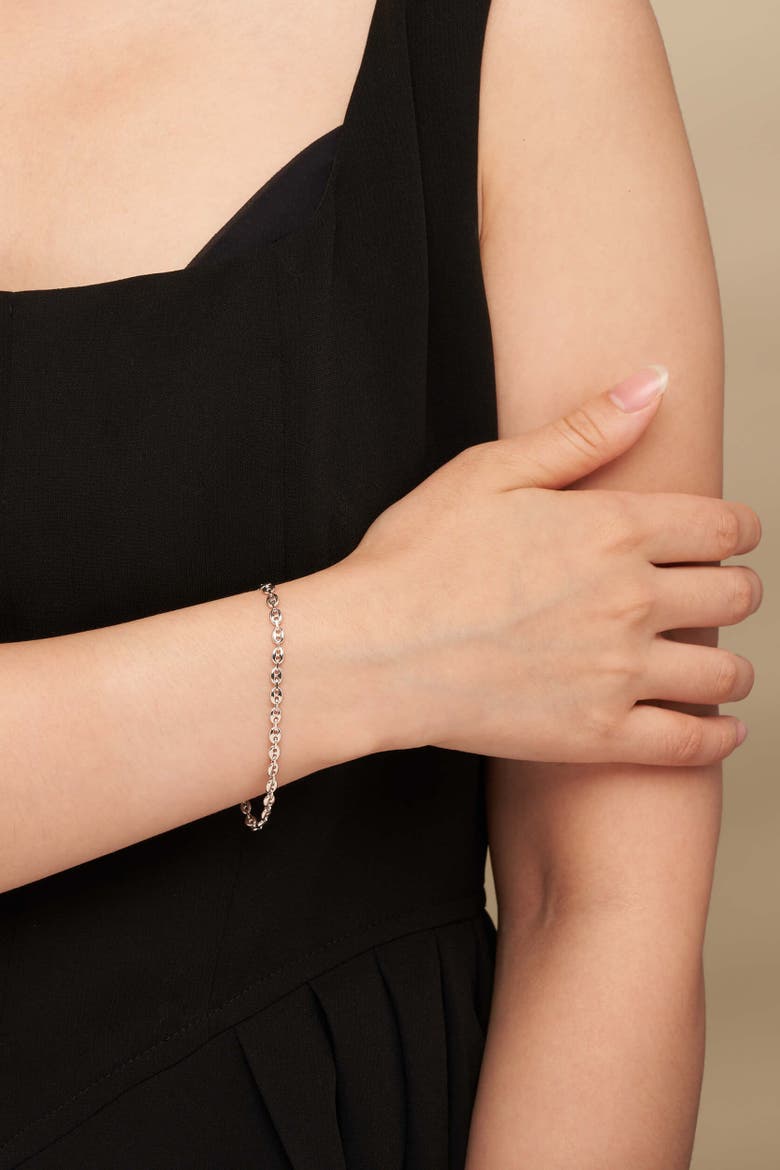 Sterling Silver Take Me There Mariner Bracelet, Alternate, color, Sterling Silver
