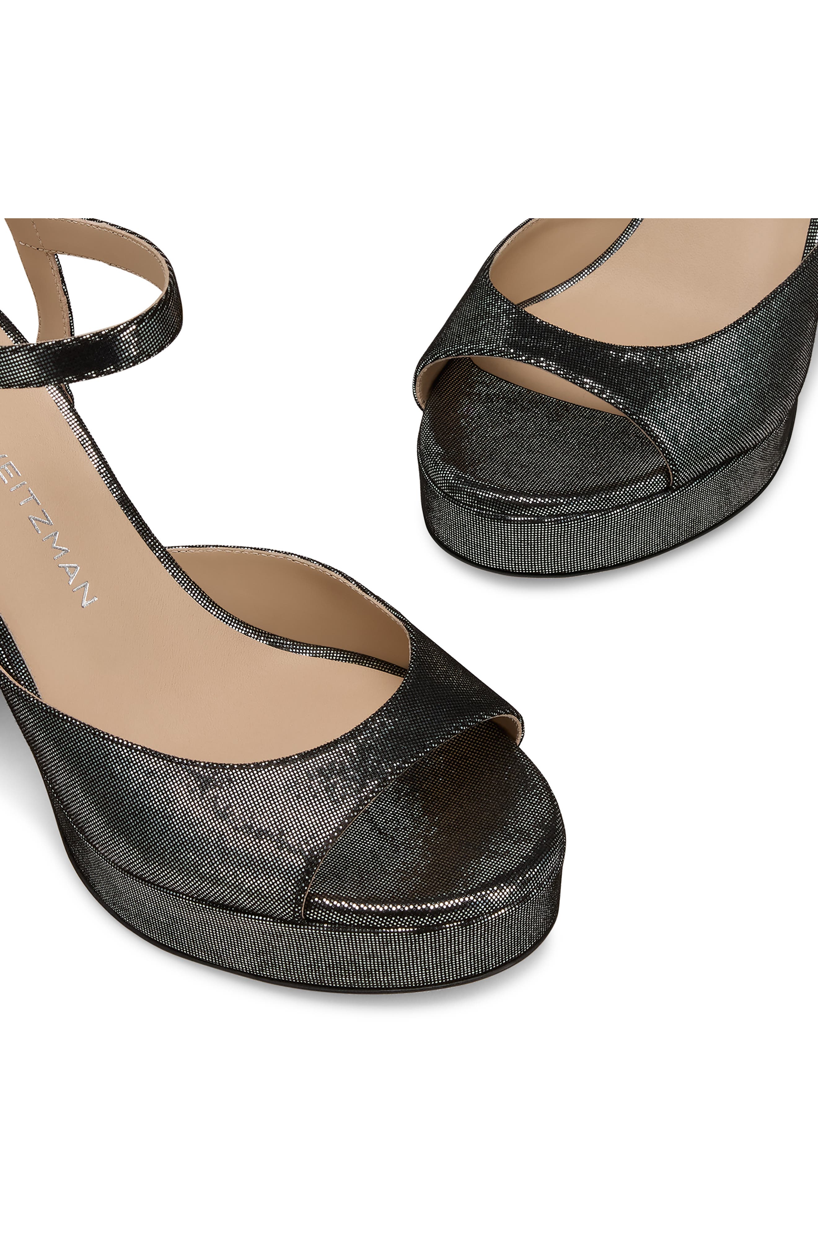 Dayna II Platform Sandal, Alternate, color, SILVER