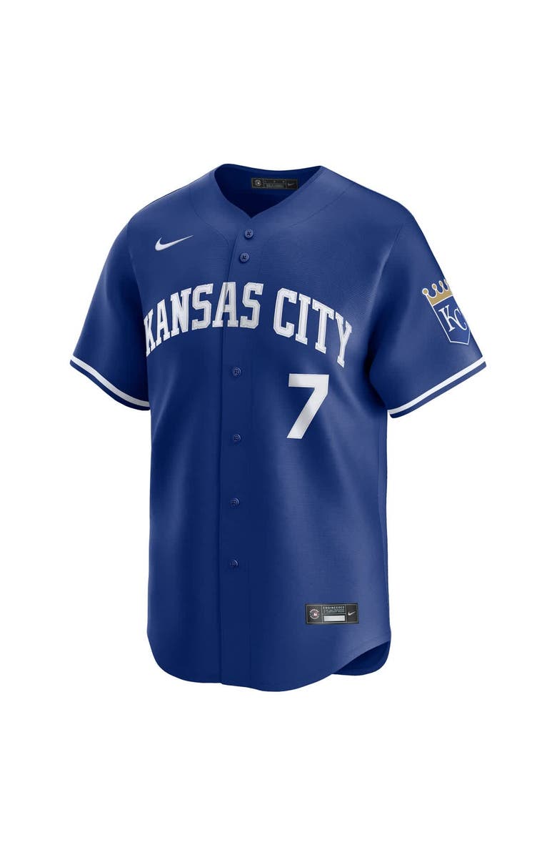 Nike Men's Nike Bobby Witt Jr. Royal Kansas City Royals Alternate 2 Limited Player Jersey, Alternate, color, Royal