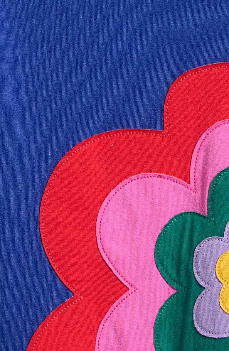 Mini Boden Kids' Floral Appliqué Graphic Sweatshirt, Alternate, color,