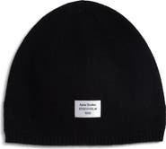 Acne Studios Kassias Cashmere Logo Beanie