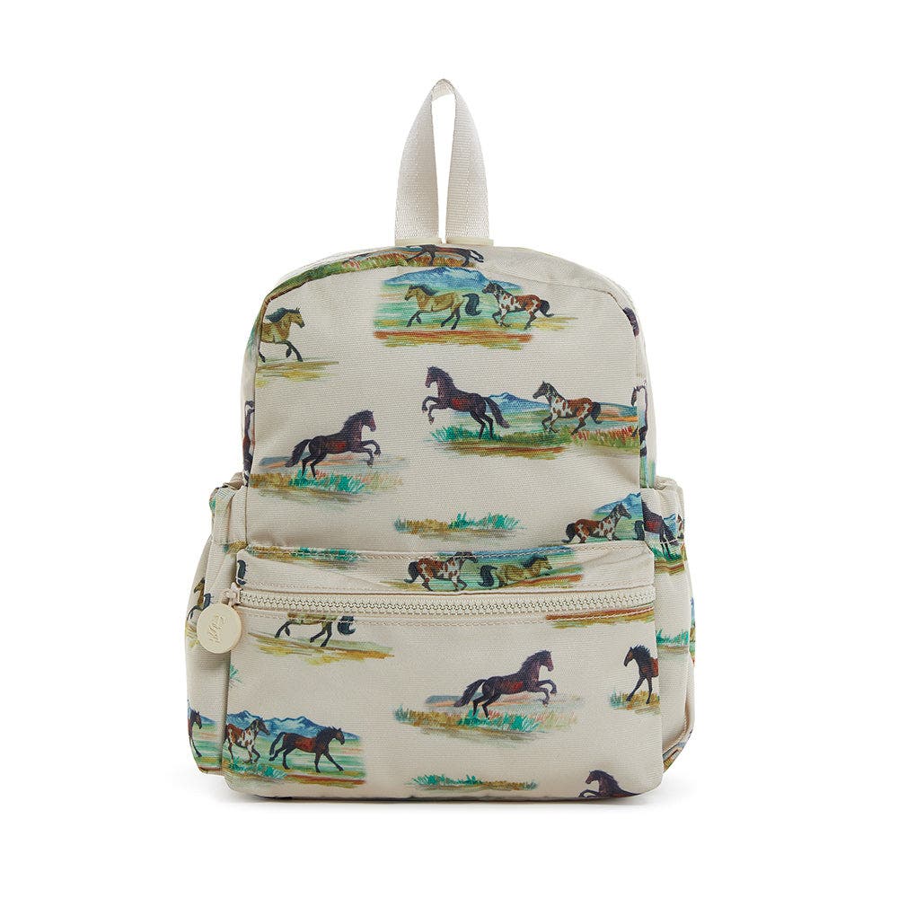 TRVL Design Wild Horses Mini Backpack, Main, color, 