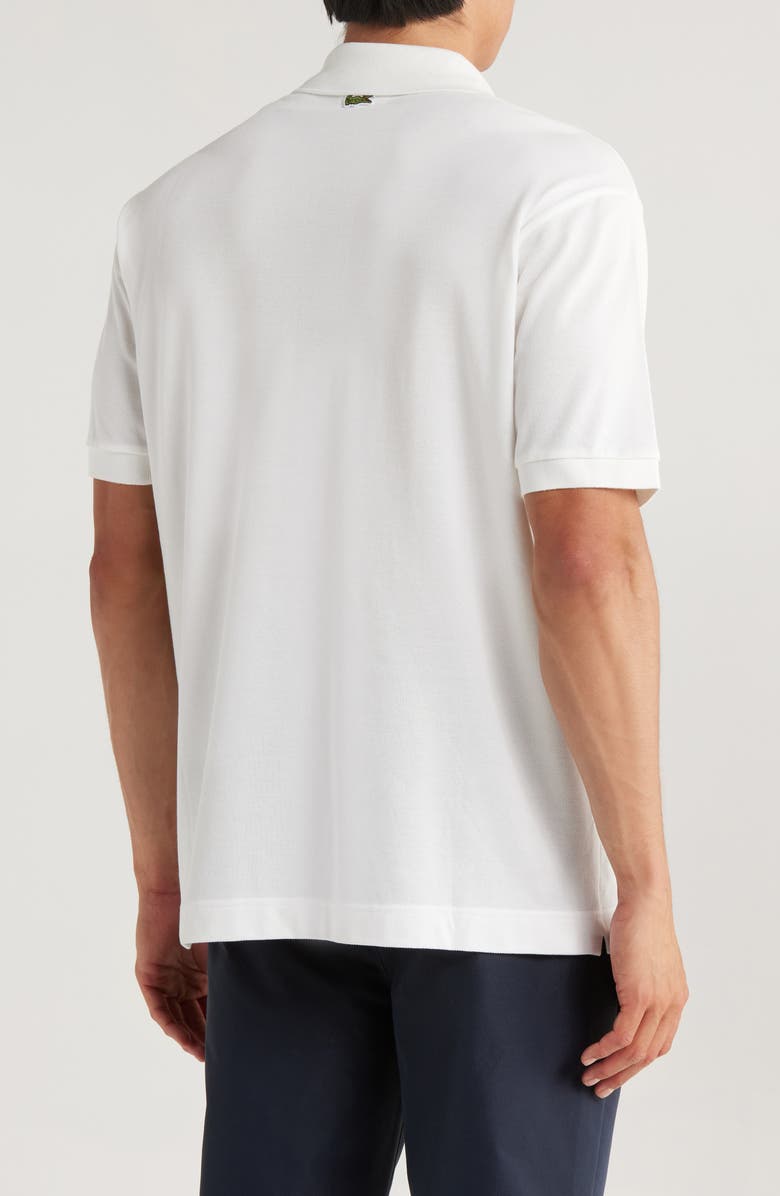 Lacoste Logo Embroidered Cotton Polo, Alternate, color,