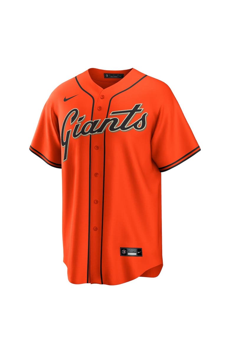 Nike Men's Nike Orange San Francisco Giants Alternate Replica Team Jersey, Alternate, color,