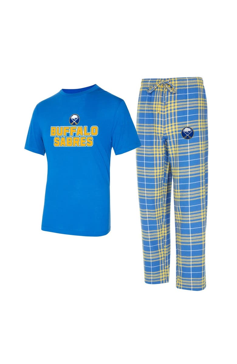 CONCEPTS SPORT Men's Concepts Sport Buffalo Sabres Vector T-Shirt & Pants Sleep Set, Main, color, Royal