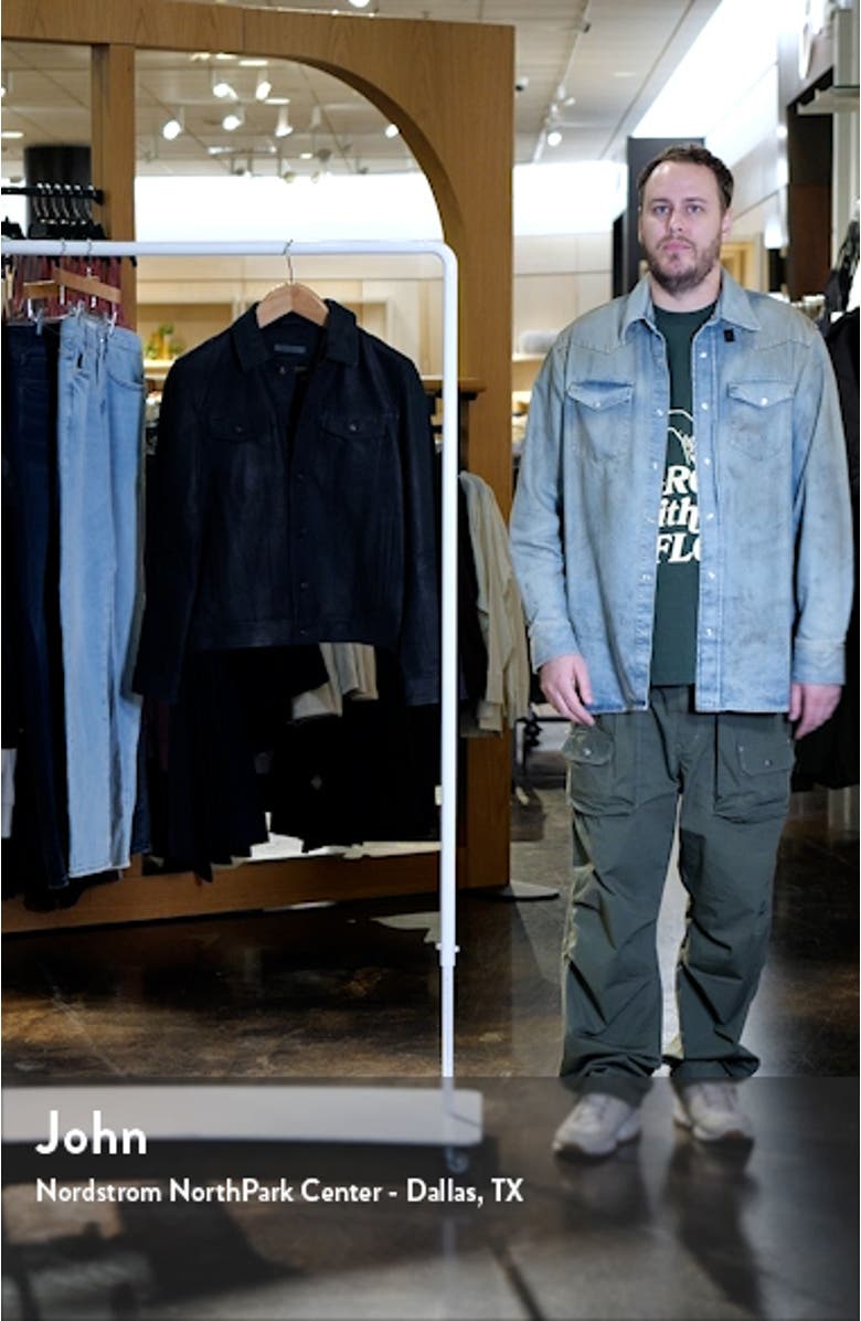 Andrew Sheepskin Leather Trucker Jacket, sales video thumbnail