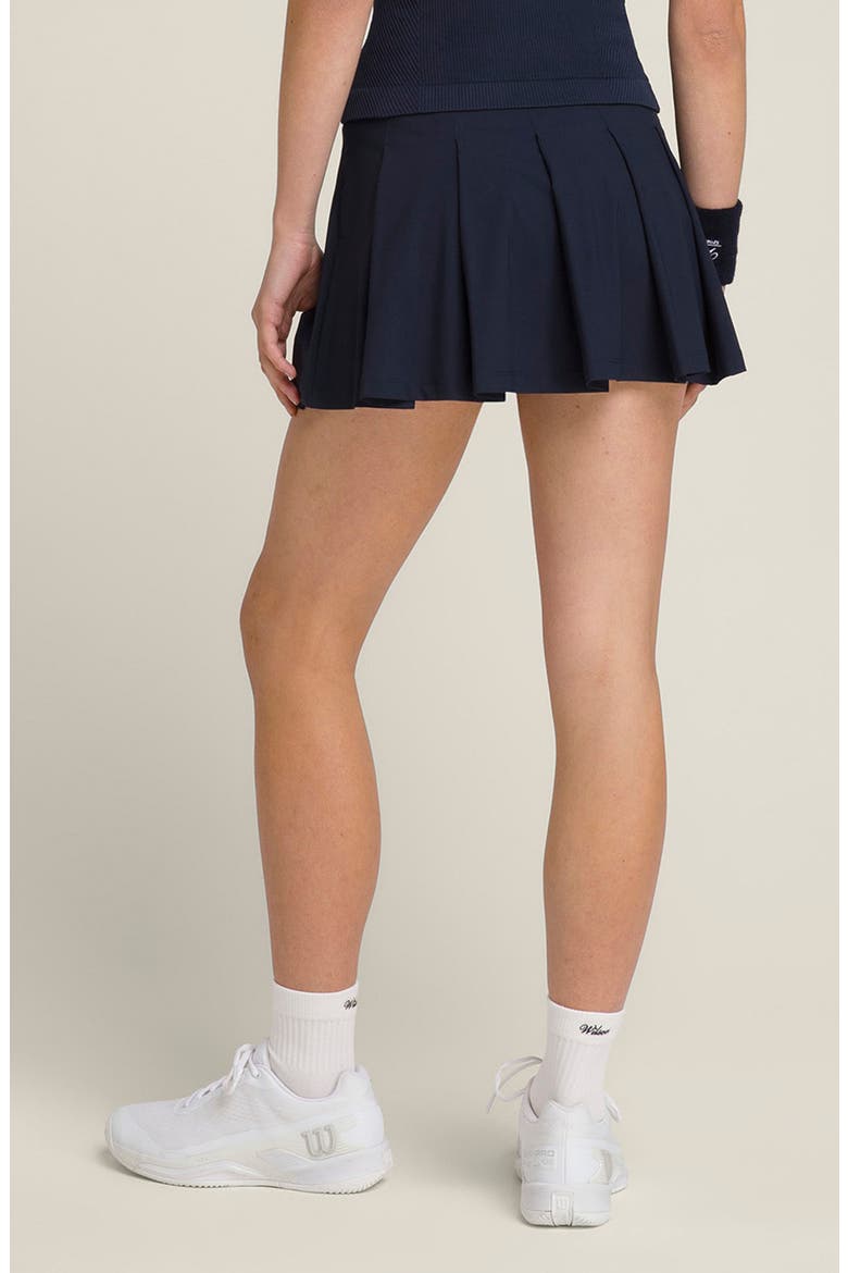 Classic Pleated Tennis Skirt, Alternate, color, CLASSIC NAVY
