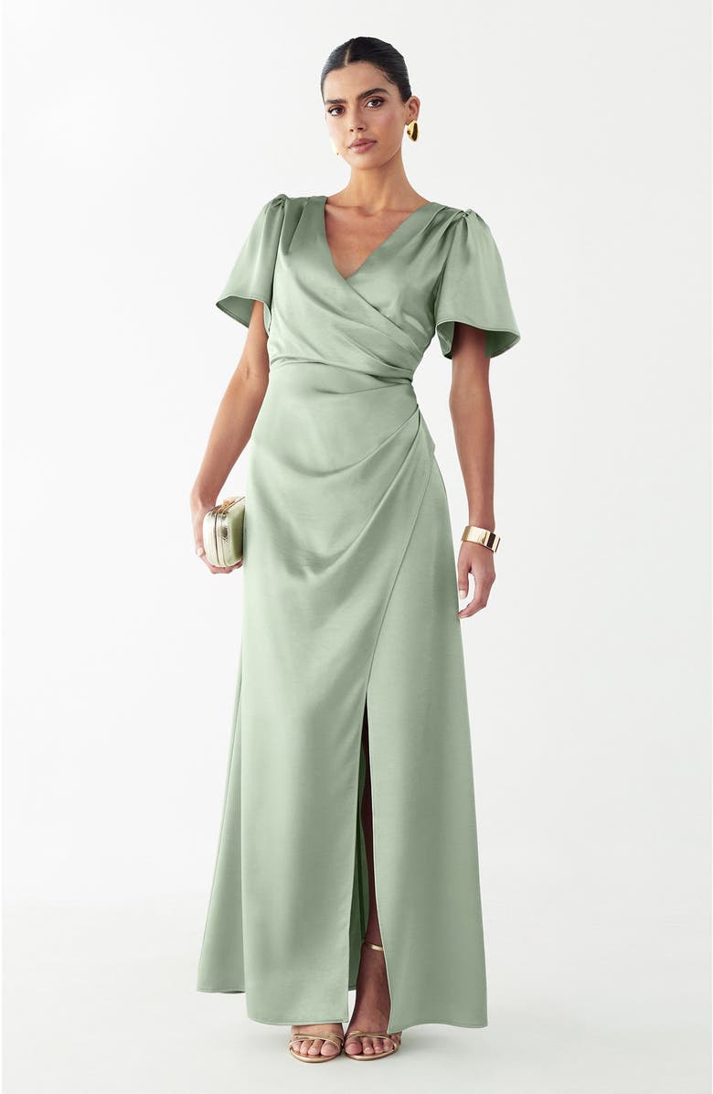 WILLA Kimber Maxi Dress, Alternate, color, Sage Green