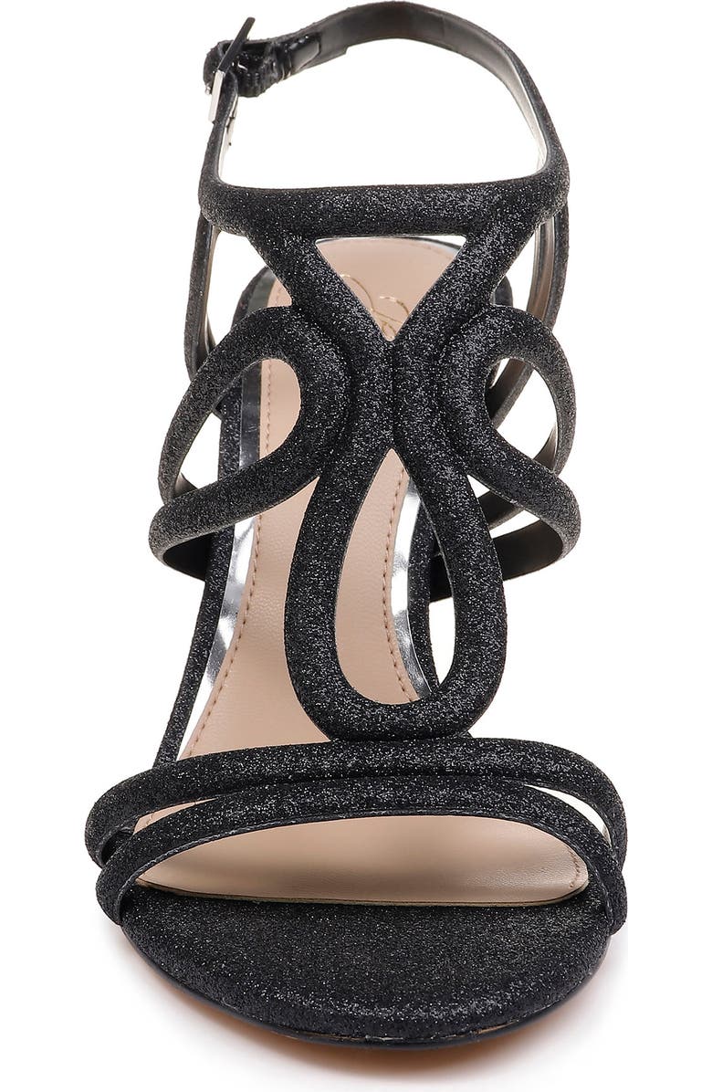 Jewel Badgley Mischka Simba Embellished Strappy Sandal, Alternate, color,