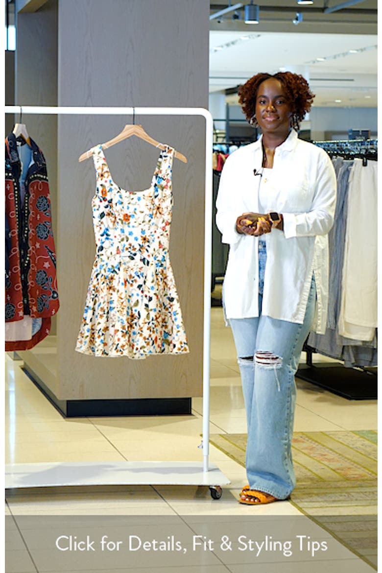 Kristen Floral Pleated Minidress video