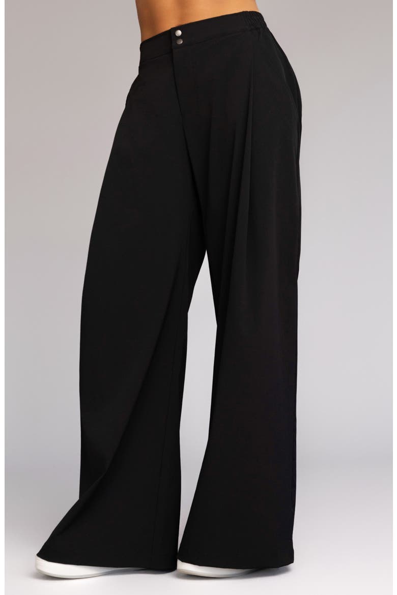 Daja Wide Leg Pants, Main, color, BLACK