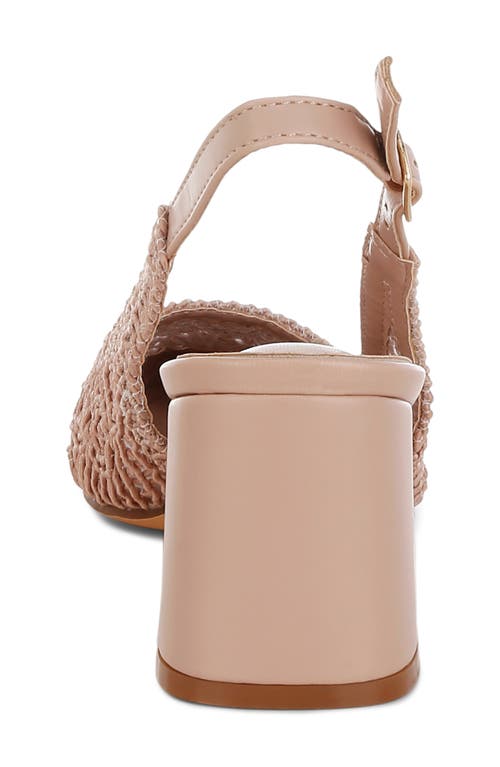 Shop London Rag Tolina Slingback Pump In Blush