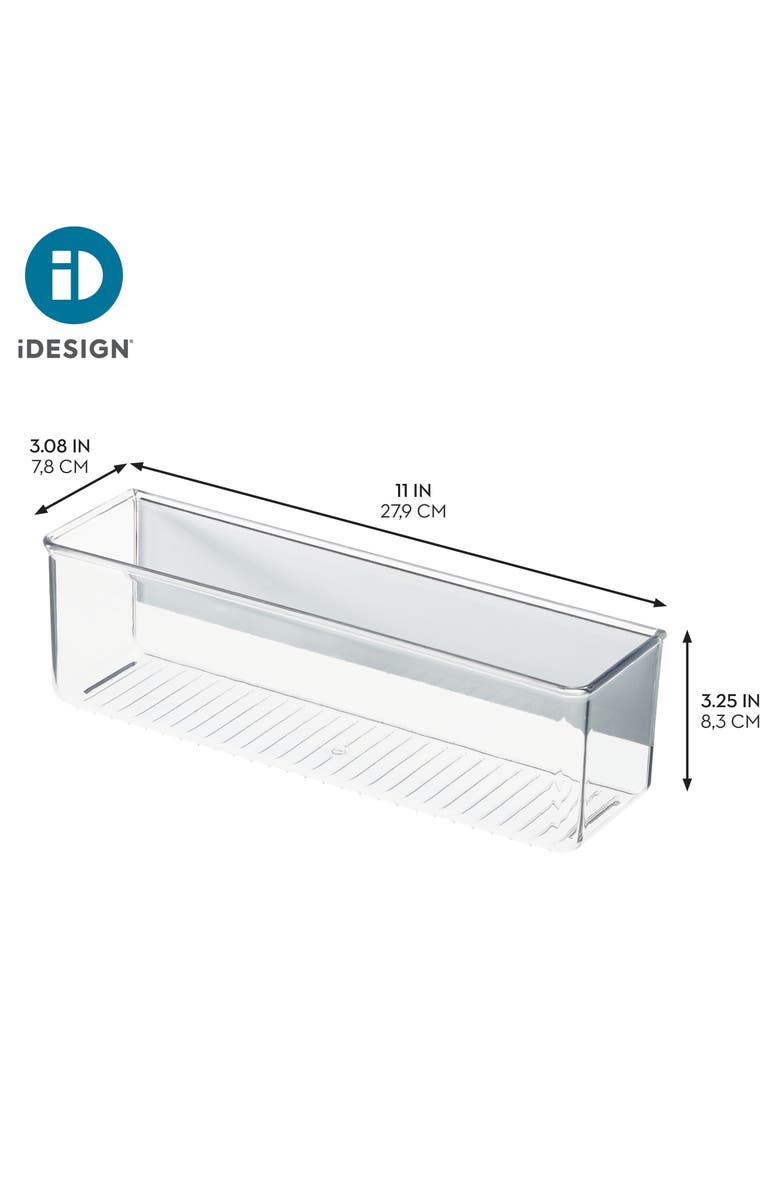 iDesign Magnetic Organizer Bins for Laundry Room - Set of 4 - Clear, Alternate, color, Clear