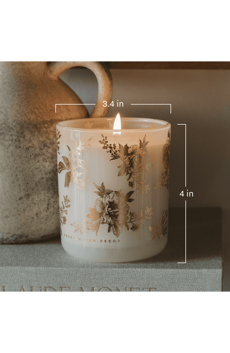 SWEET WATER DECOR Spring and Summer 12 oz Candle, Alternate, color, Fresh Apple Blossom