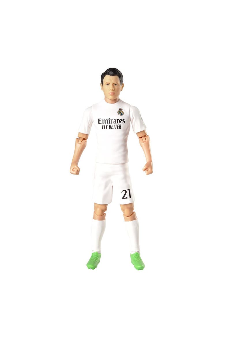 SOCKERS Real Madrid CF Brahim Díaz 8" Collectible Soccer Action Figure, Alternate, color, White