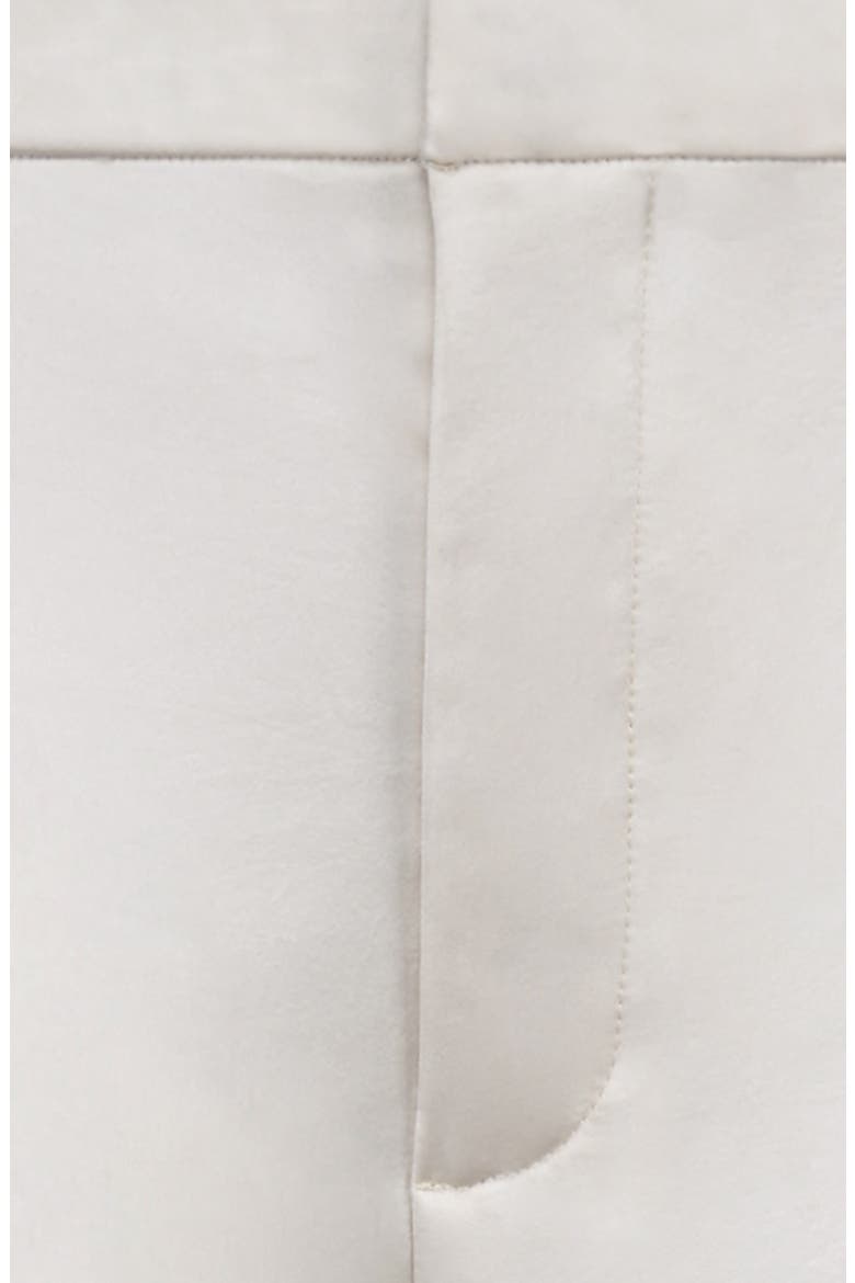 Amaria Relaxed Fit Satin Straight Leg Pants, Alternate, color, IVORY