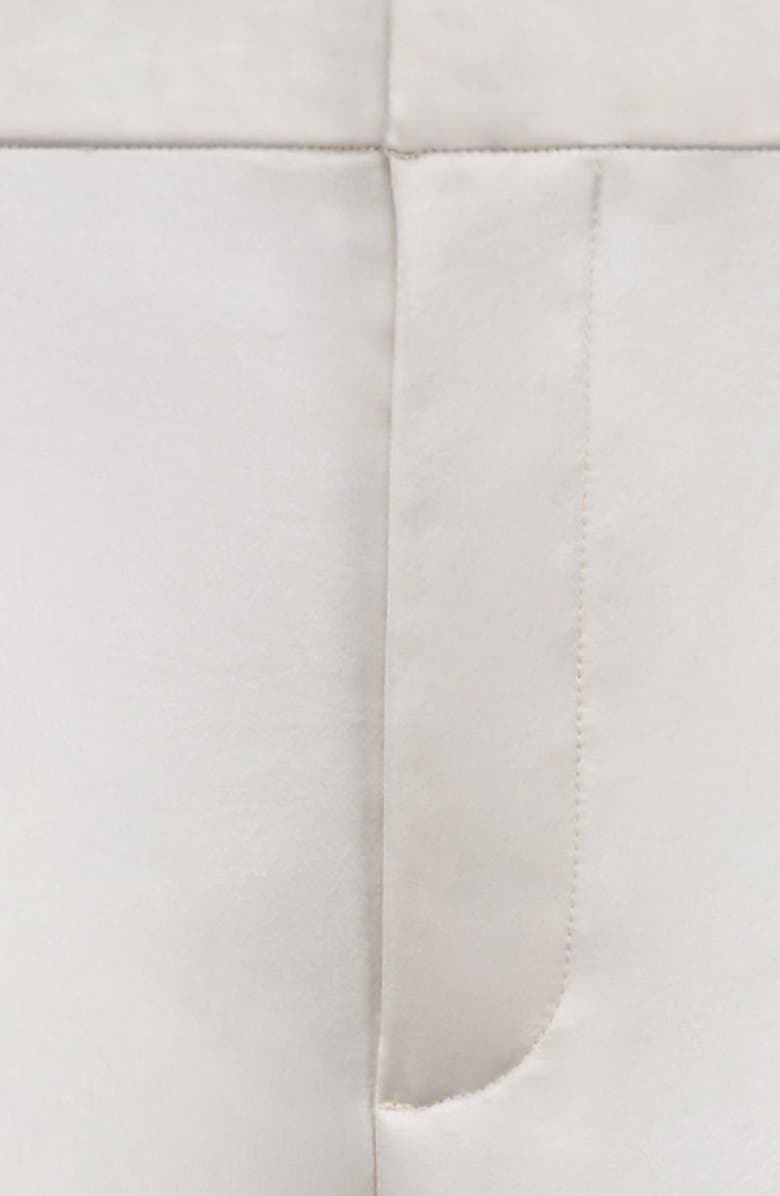 HOUSE OF CB Amaria Relaxed Fit Satin Straight Leg Pants, Alternate, color, Ivory