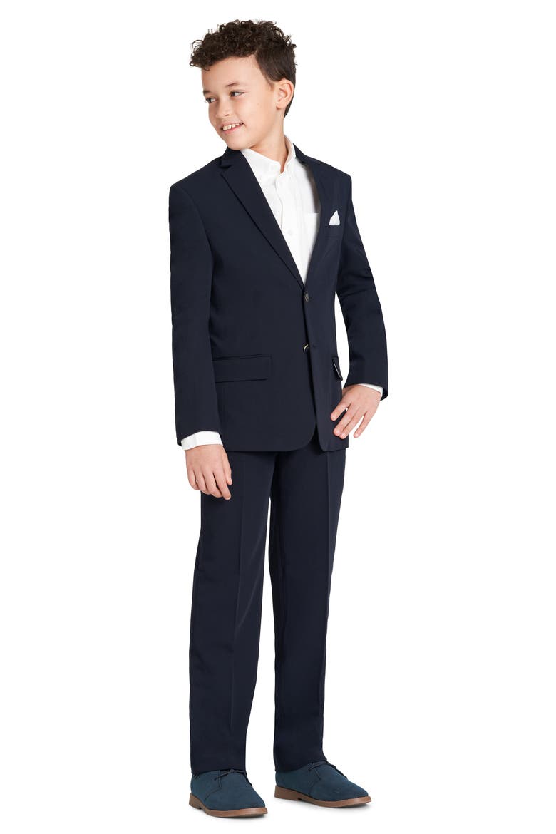 Kids' Alexander Stretch Blazer, Alternate, color, MAST NAVY