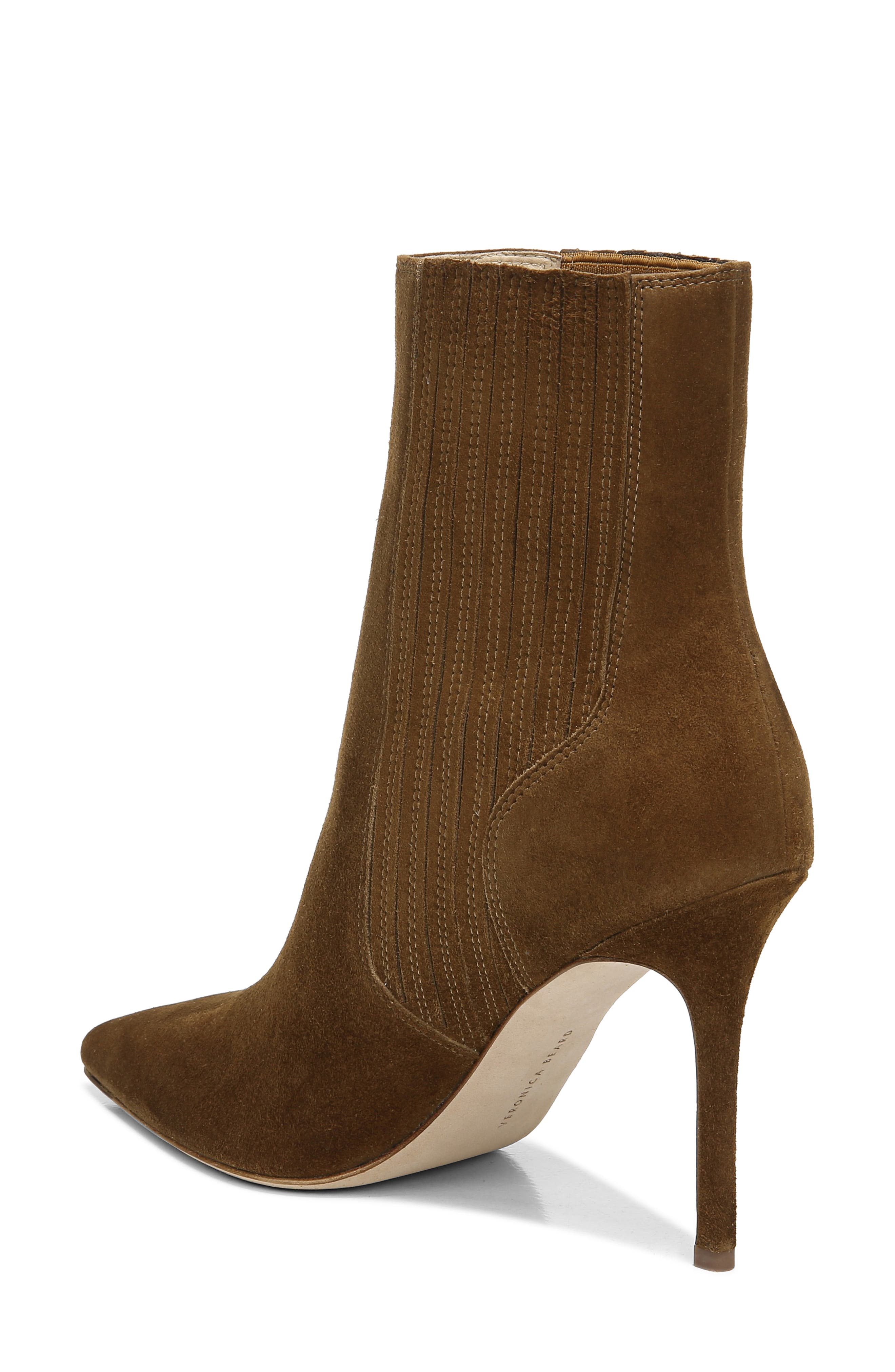Veronica Beard Lisa 95mm Bootie, Alternate, color, Chestnut