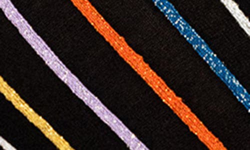 Hansel From Basel Skinny Sparkle Rib Crew Socks