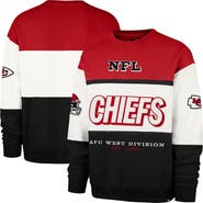 '47 Men's '47 Red/Black Kansas City Chiefs Breeze Maximalist Sweatshirt