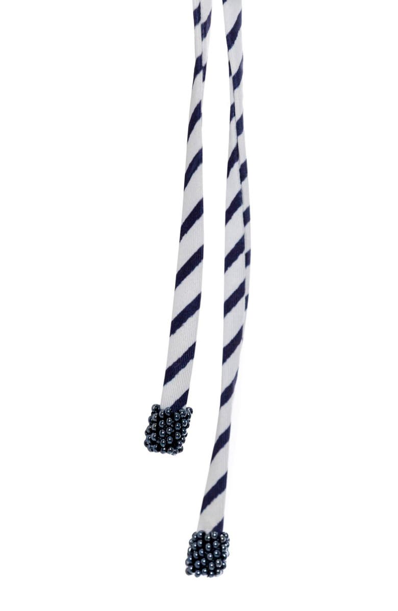 Agua Bendita Alegria Side Tie Bikini Bottoms, Alternate, color, Blue