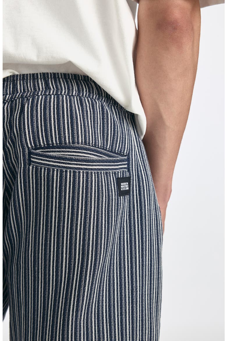 Indigo Stripe Shorts, Alternate, color, INDIGO STRIPE