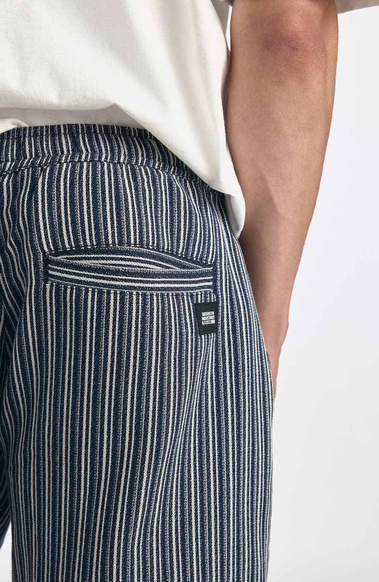 Brooklyn Industries Indigo Stripe Shorts, Alternate, color, Indigo Stripe