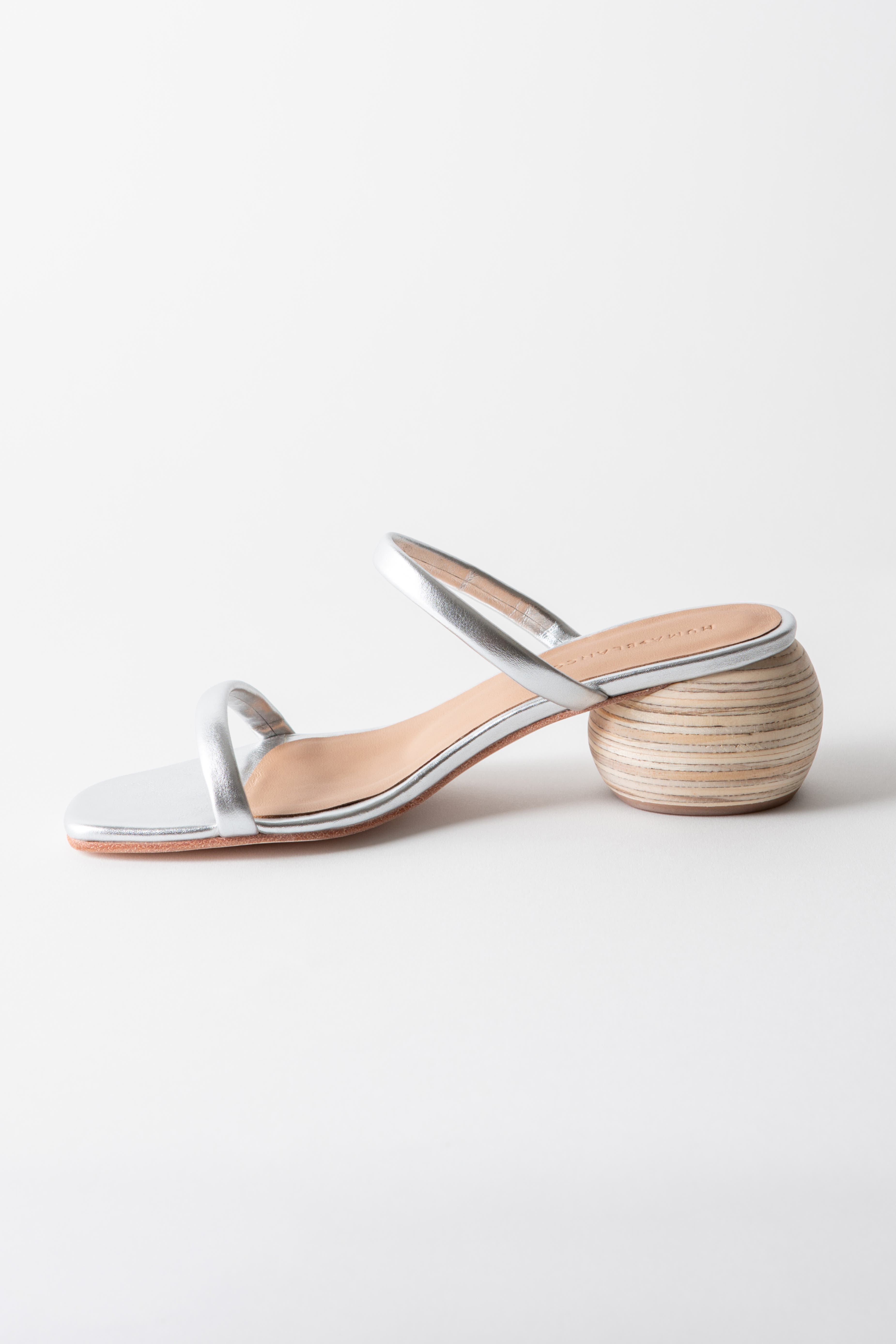 Huma Blanco Chachi Slide Sandal, Alternate, color, Silver