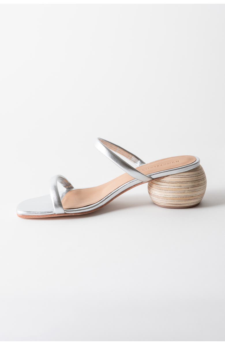 Huma Blanco Chachi Slide Sandal, Alternate, color, Silver