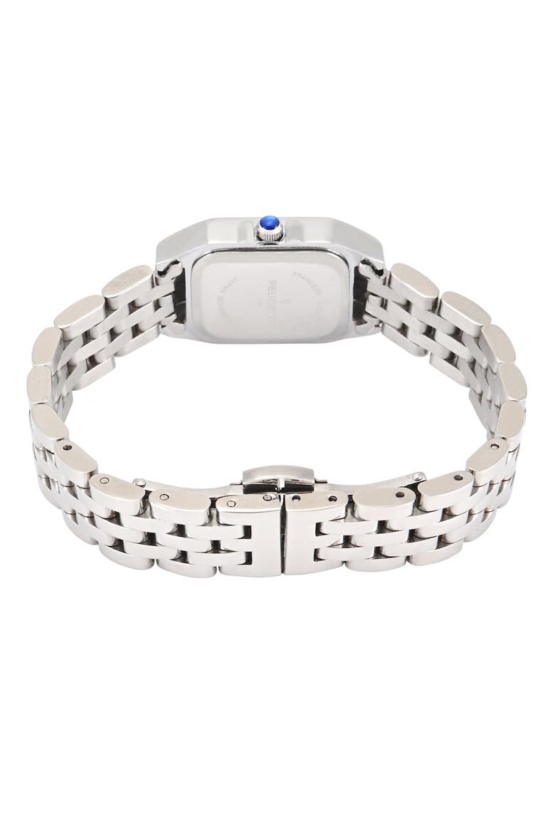 Sleek Panther Square Bracelet Watch- 20x22MM, Alternate, color, Silver