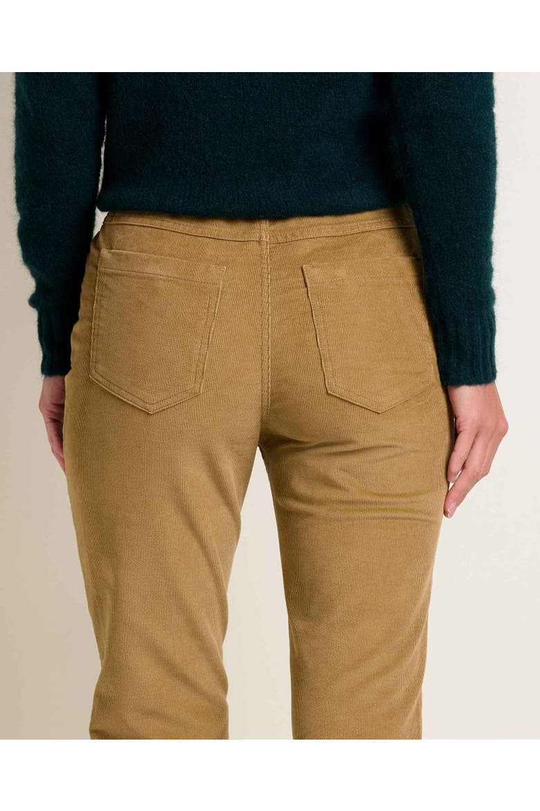Women's Coaster Cord Slim Pant, Alternate, color, Honey Brown