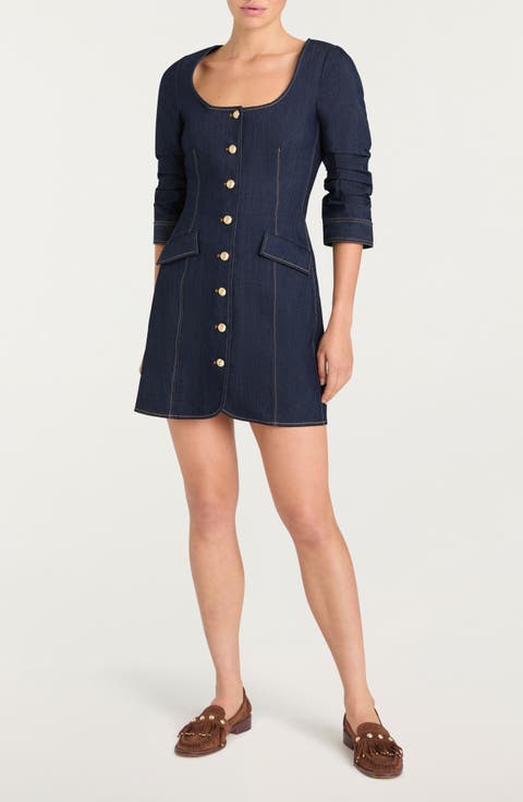Caidin Denim Minidress