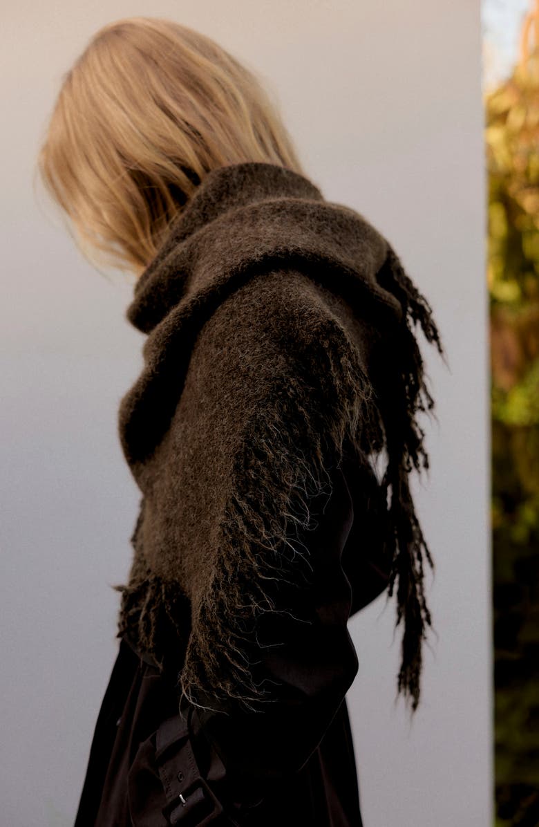 MANGO Fringed Shawl, Main, color, 