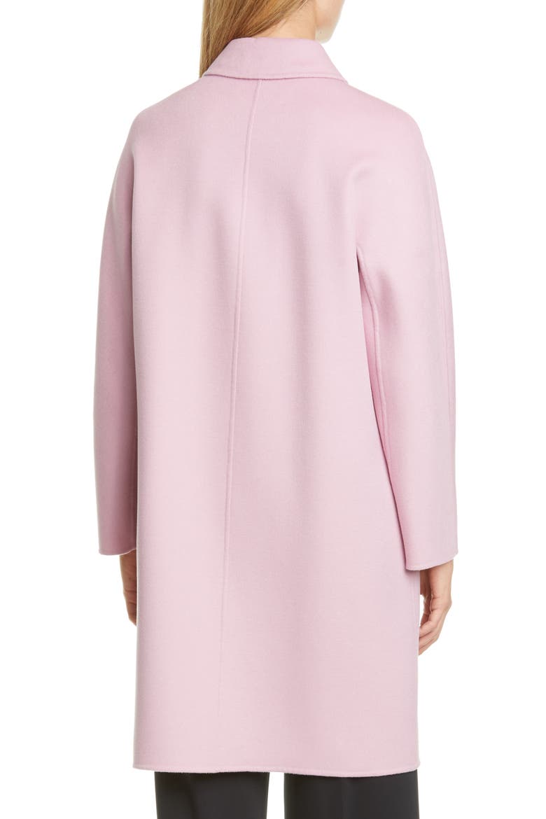 Capua Wool Blend Car Coat, Alternate, color, PINK