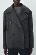 MANGO Selection Wool Blend Peacoat