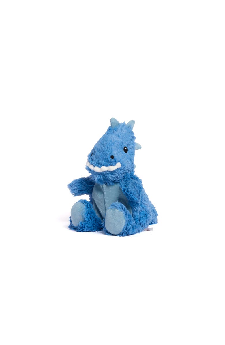 Warmies T-rex Junior Plush Toy, Main, color, Blue