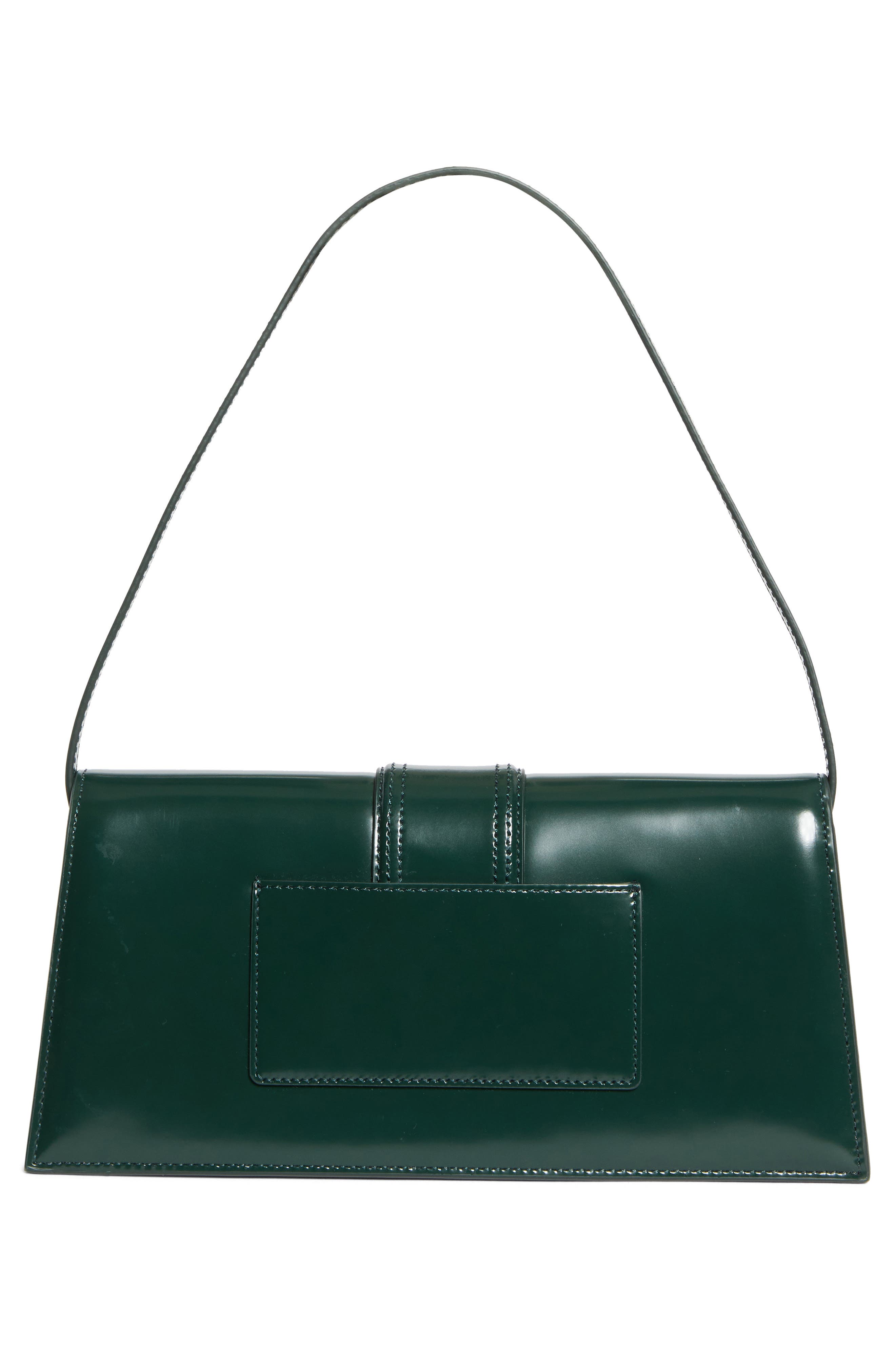 Jacquemus Long Le Bambino Leather Shoulder Bag, Alternate, color, 