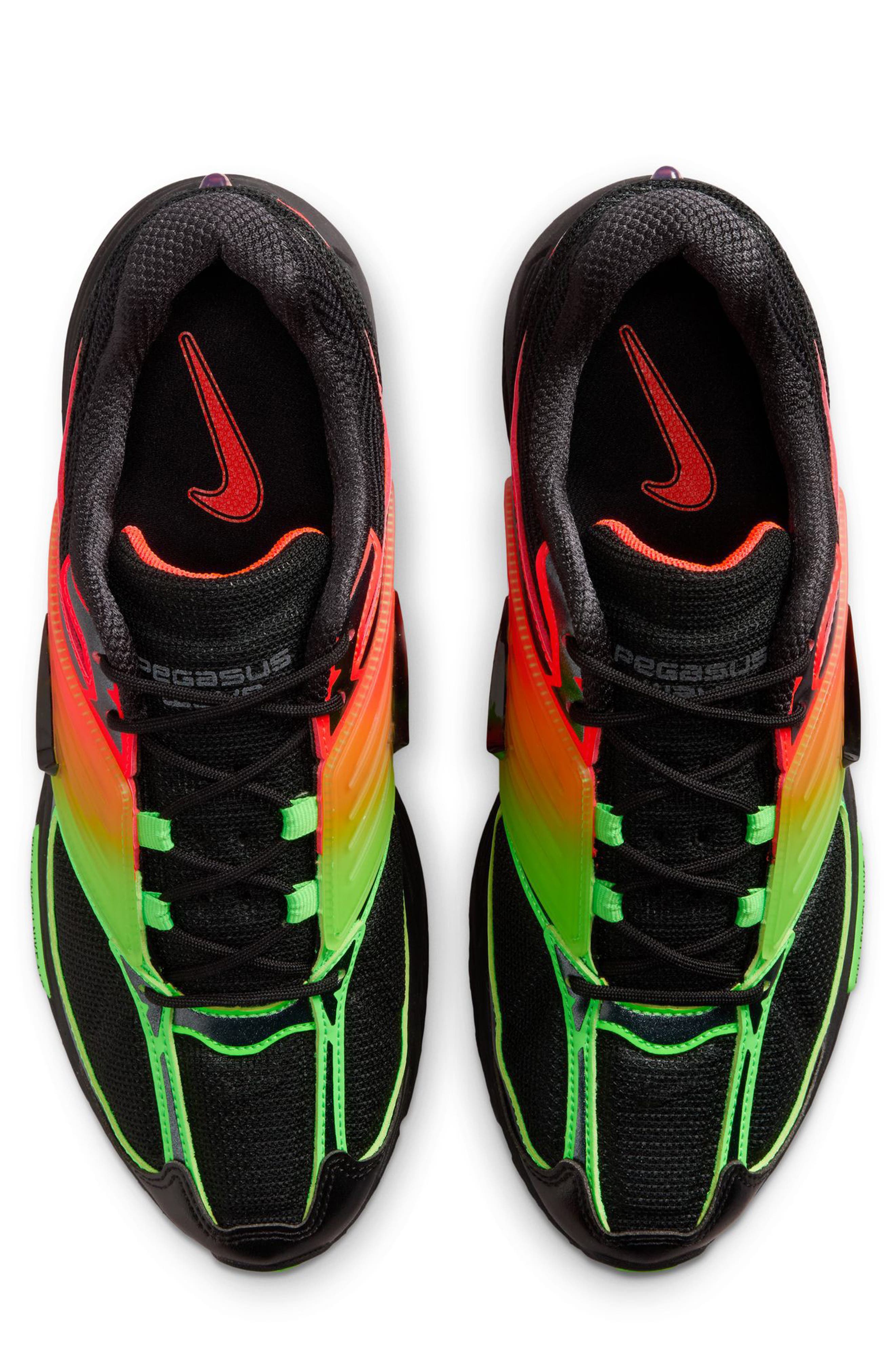 Nike Air Pegasus Wave SE Sneaker, Alternate, color, Black/ Bright Crimson/ Green