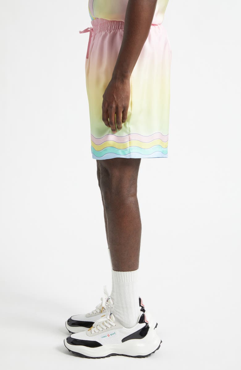 Casablanca For the Love of Dance Silk Shorts, Alternate, color, For The Love Of Dance