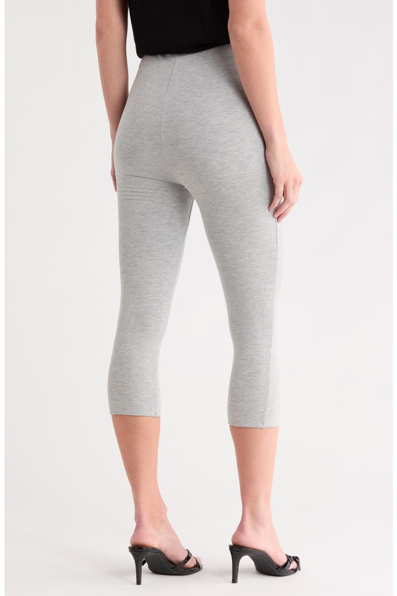 Ettie Capri Leggings, Alternate, color, HEATHER GREY