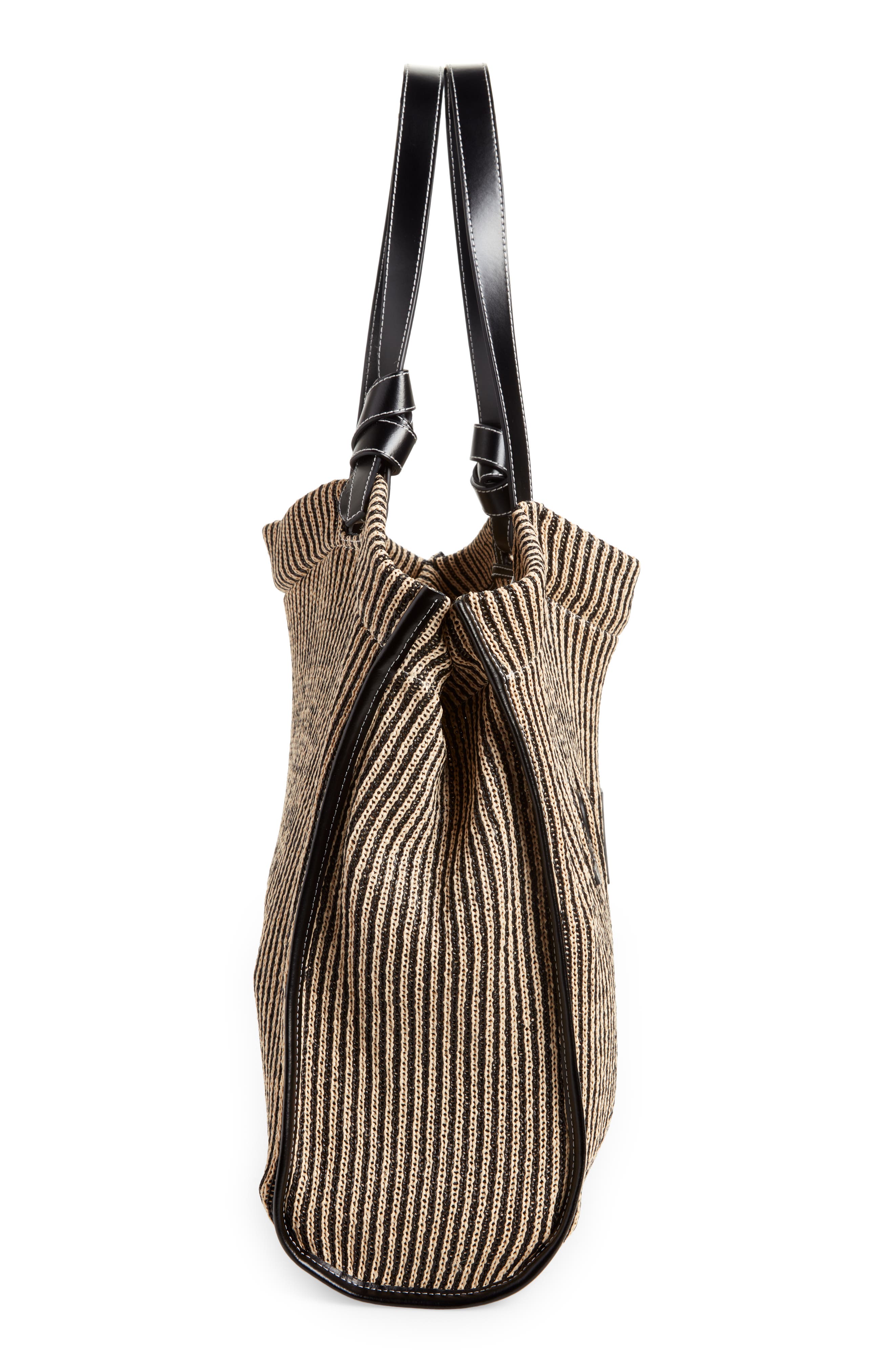 STAUD Cleo Stripe Tote Bag, Alternate, color, 