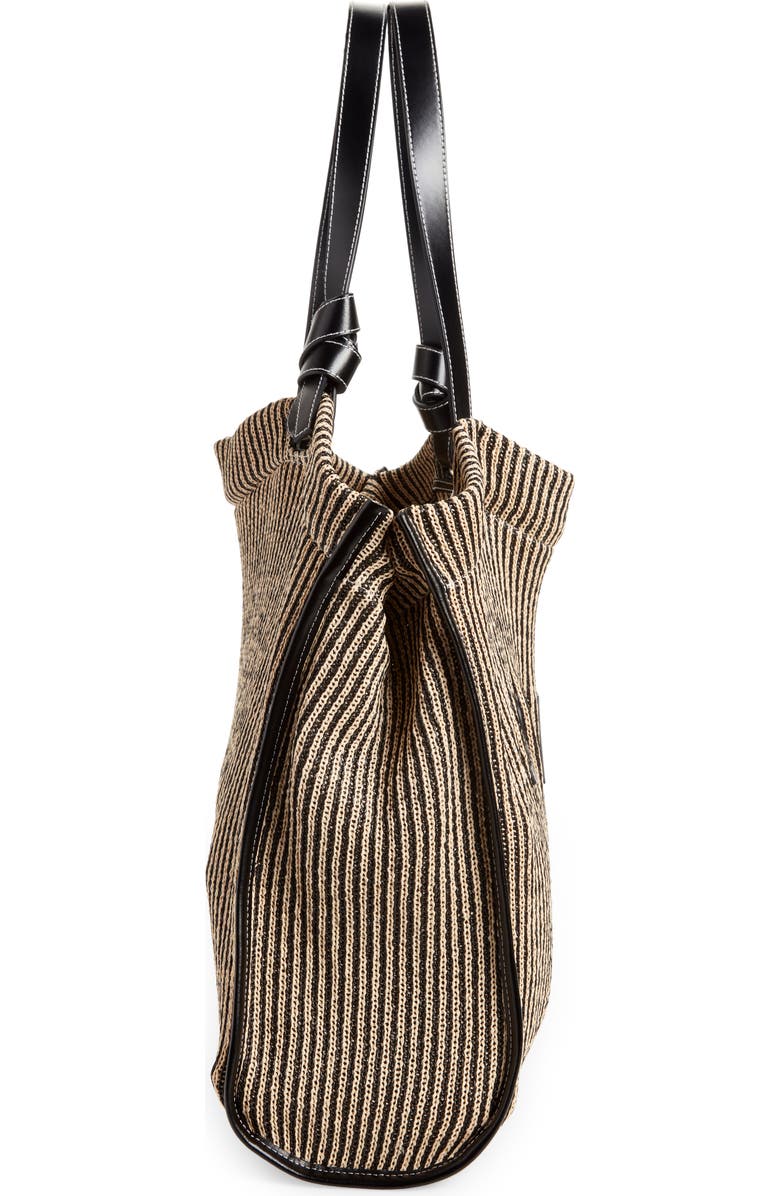 STAUD Cleo Stripe Tote Bag, Alternate, color,