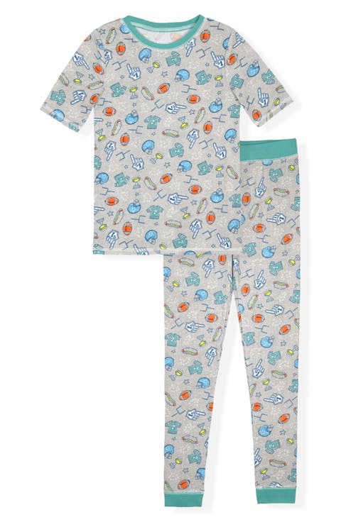 Print Soft Fitted Two-Piece Pajama Set (Toddler)